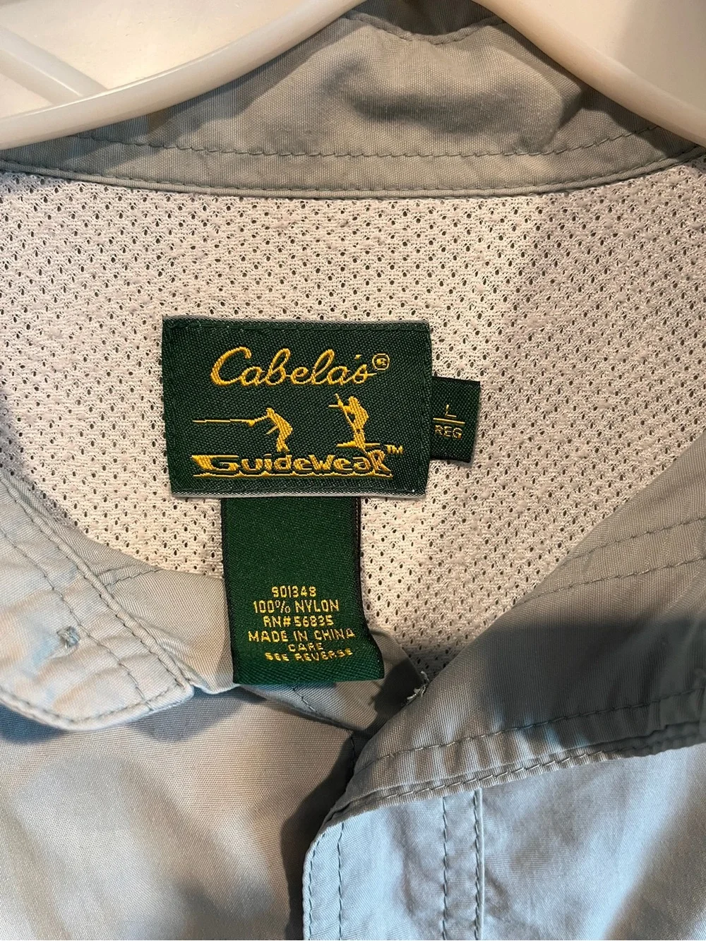Cabela's Light Teal Men's Lightweight Fishing Jacket